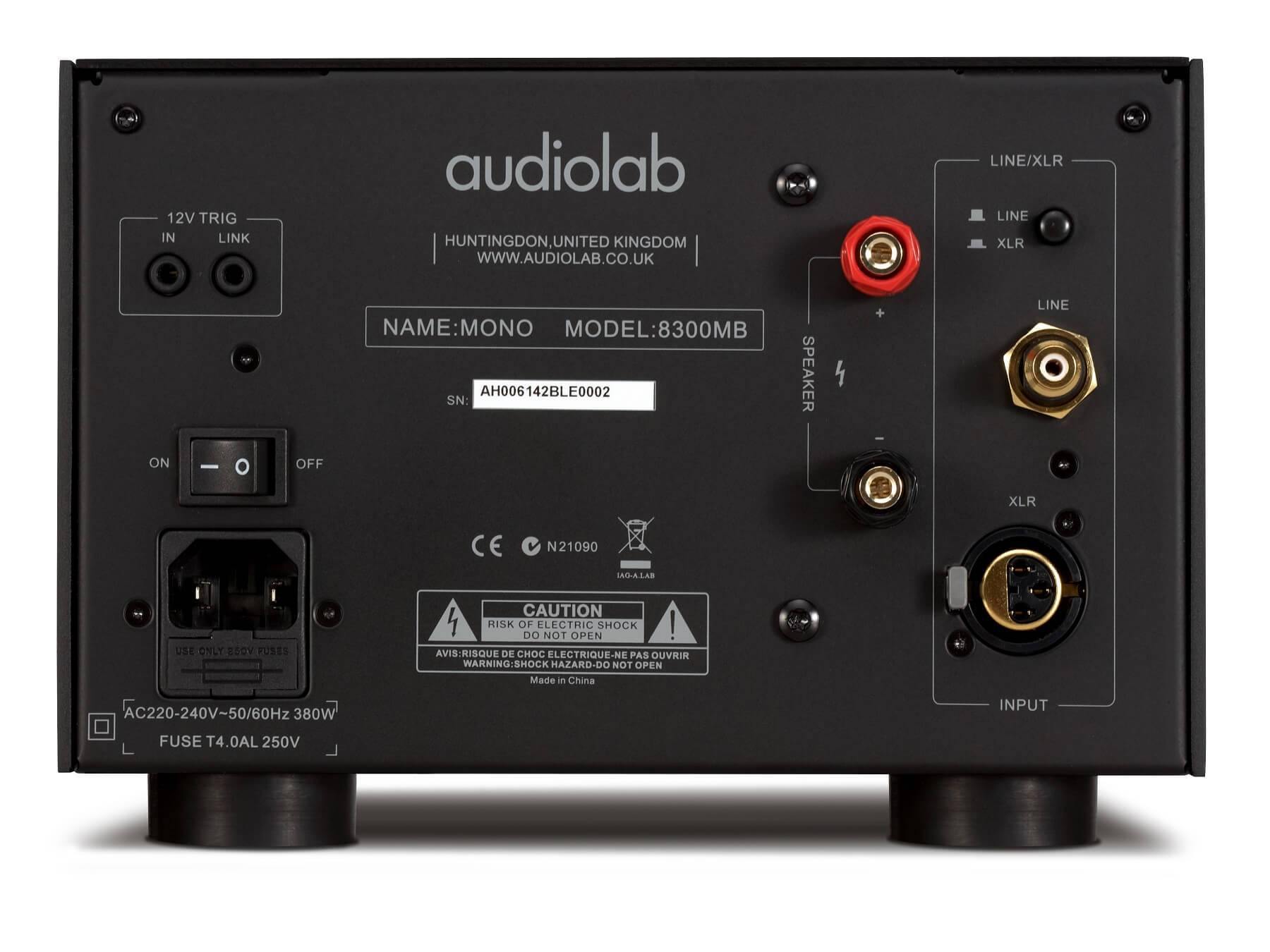 AudioLab 8300MB - Power Amplifier - Black - Back