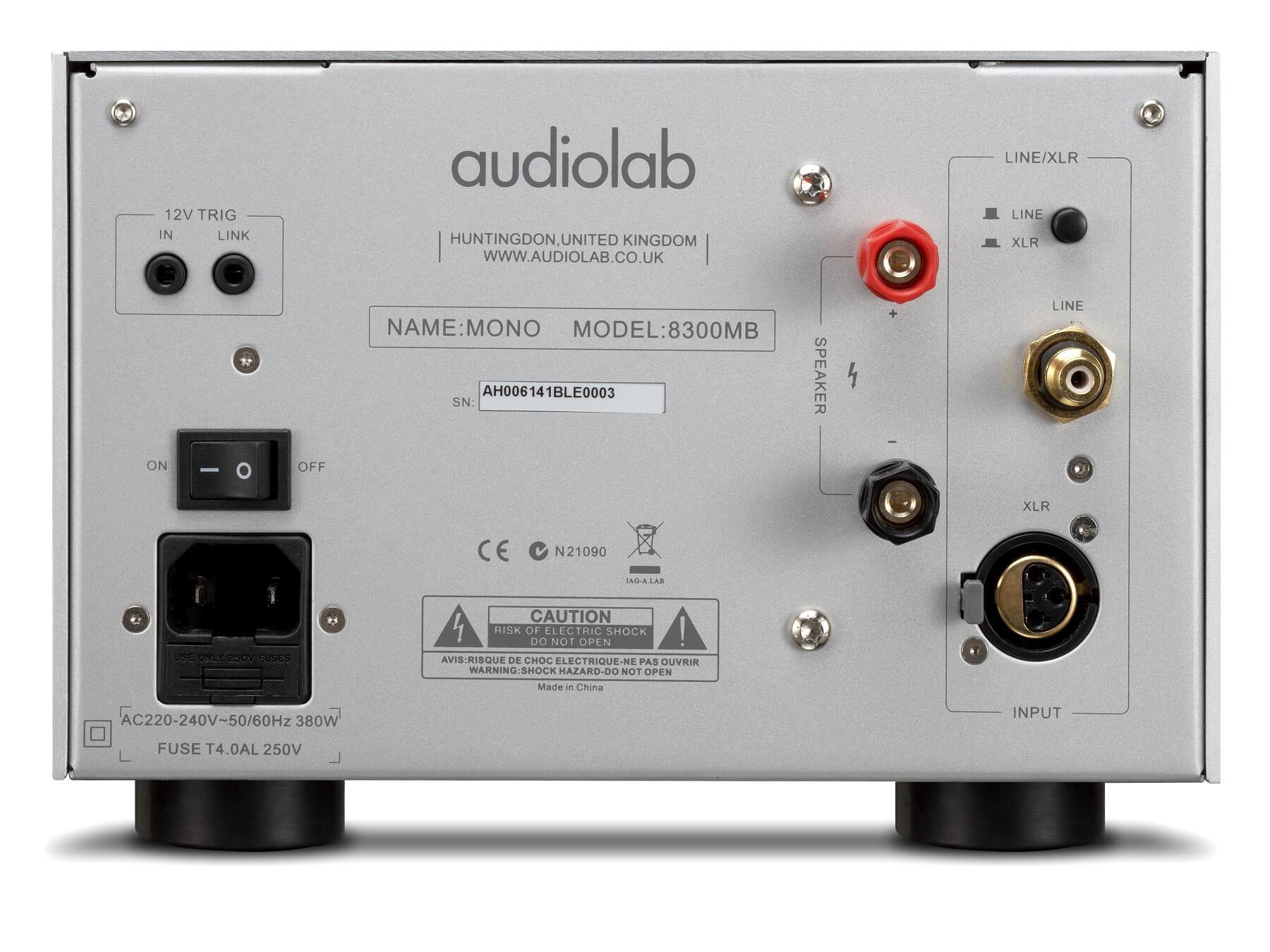 AudioLab 8300MB - Power Amplifier - Silver - Back