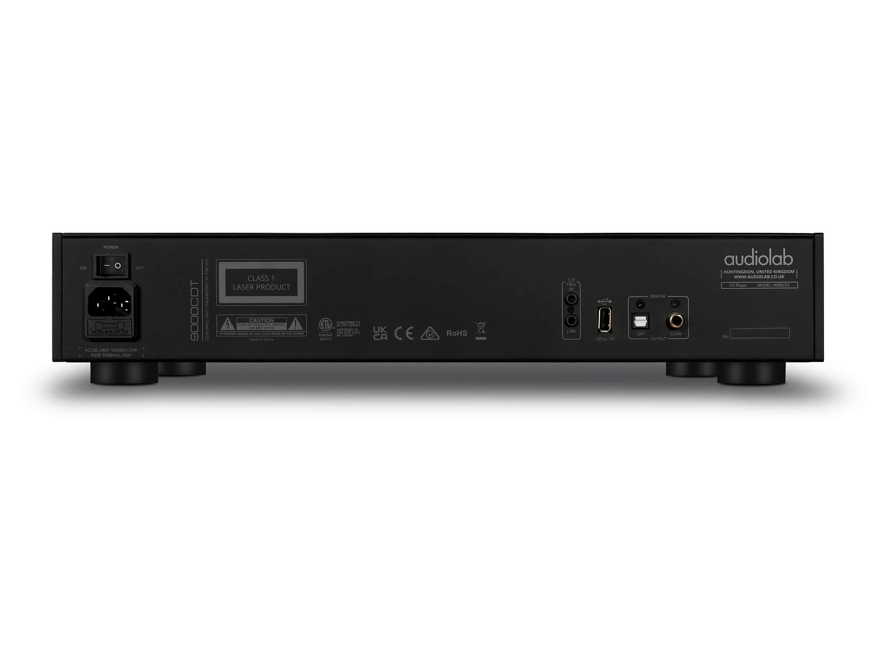 AudioLab 9000CDT - CD Transport - Black / Rear