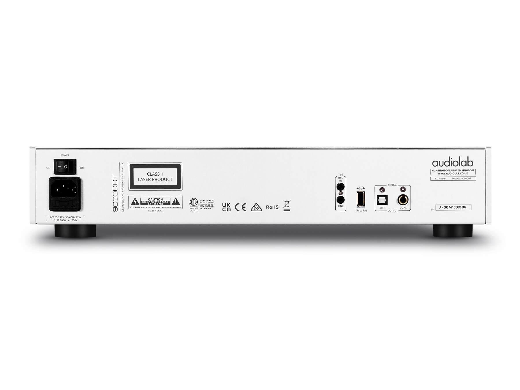 AudioLab 9000CDT - CD Transport - AudioLab 9000CDT - CD Transport - Silver / Rear