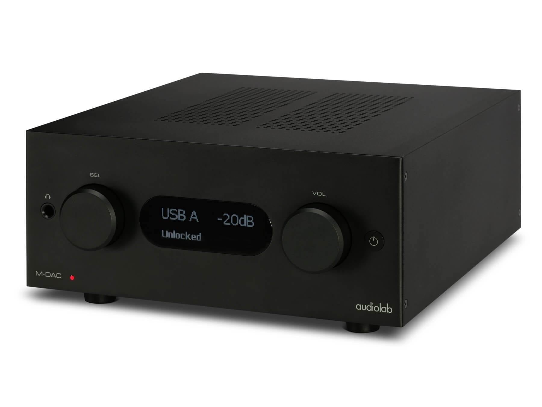 AudioLab M-DAC+ - Digital to Analogue Converter - Black - Side
