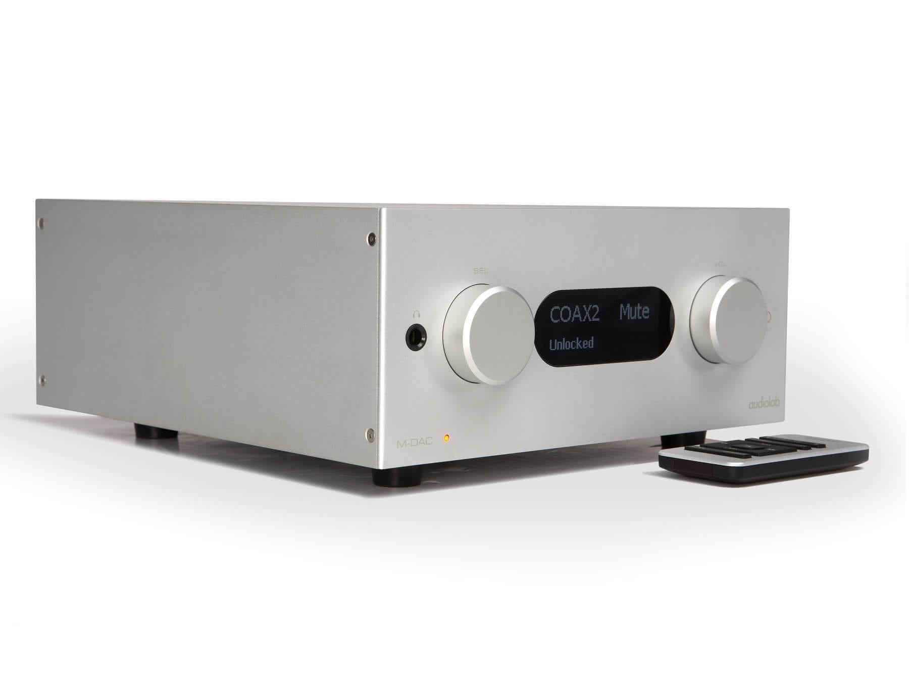 AudioLab M-DAC+ - Digital to Analogue Converter - Silver - Side
