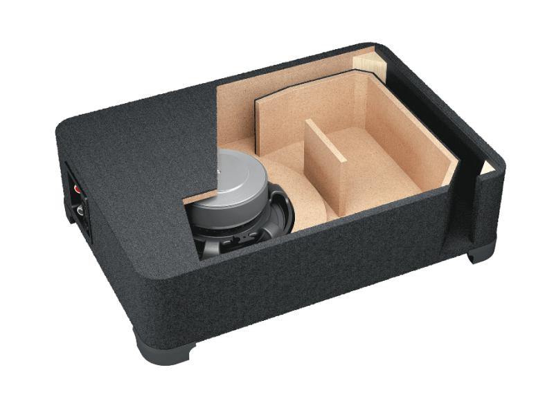 Audison Prima APBX 8 R - Compact Subwoofer Enclosure - Cross Section