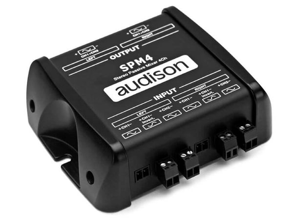 Audison SPM4 - 4 Channel Stereo Passive Mixer