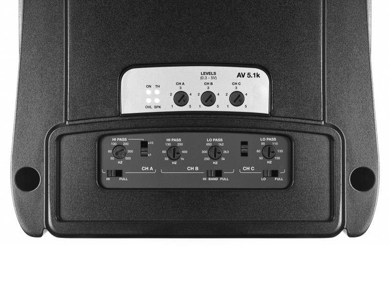 Audison VOCE AV 5.1k  - 1650w 5 Channel Power Amplifier - Controls