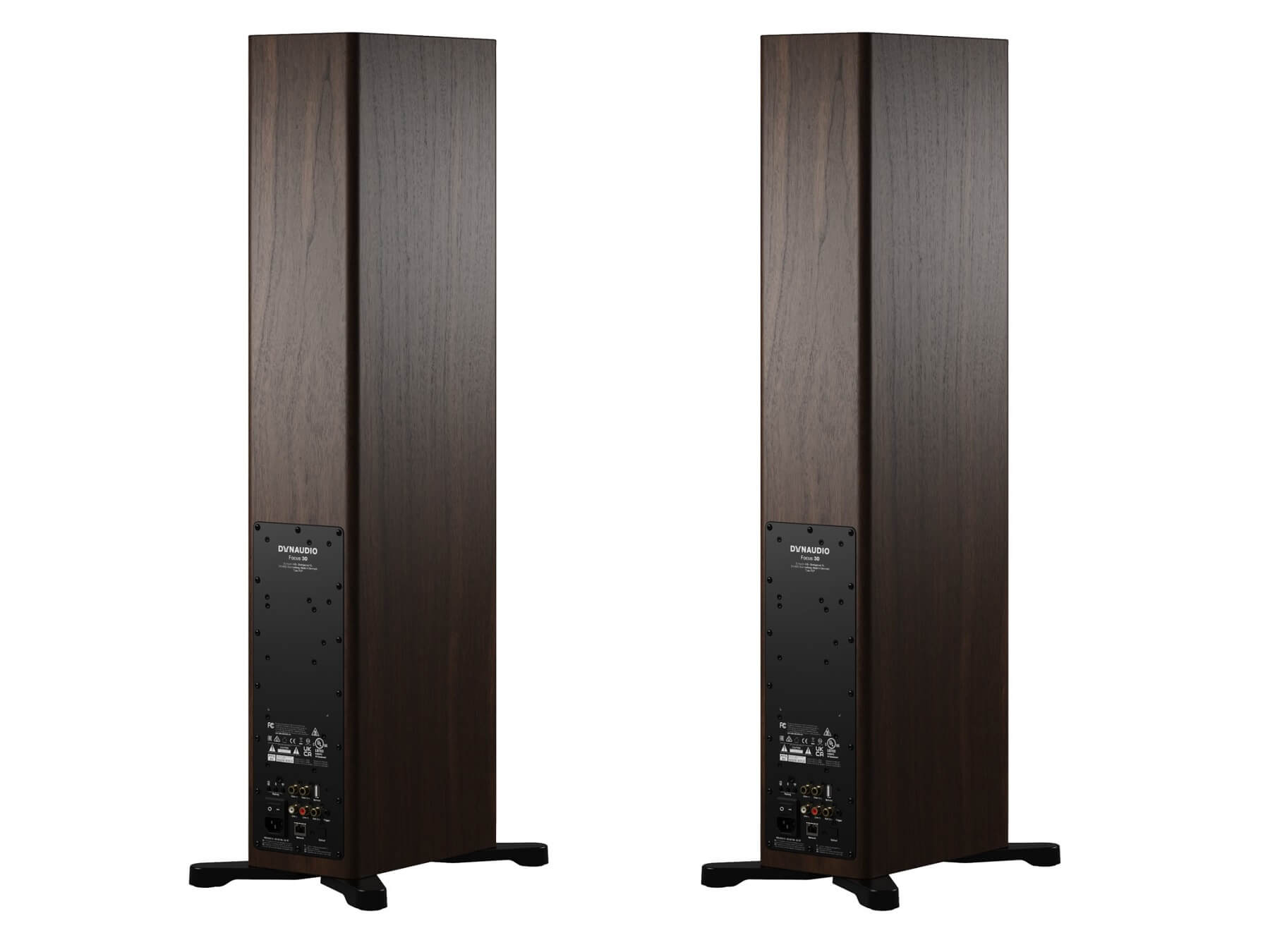 Dynaudio Focus 30 - Walnut / Rear