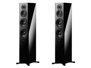 Dynaudio Focus 50 - Active Wireless Floorstanding Speakers - Gloss Black