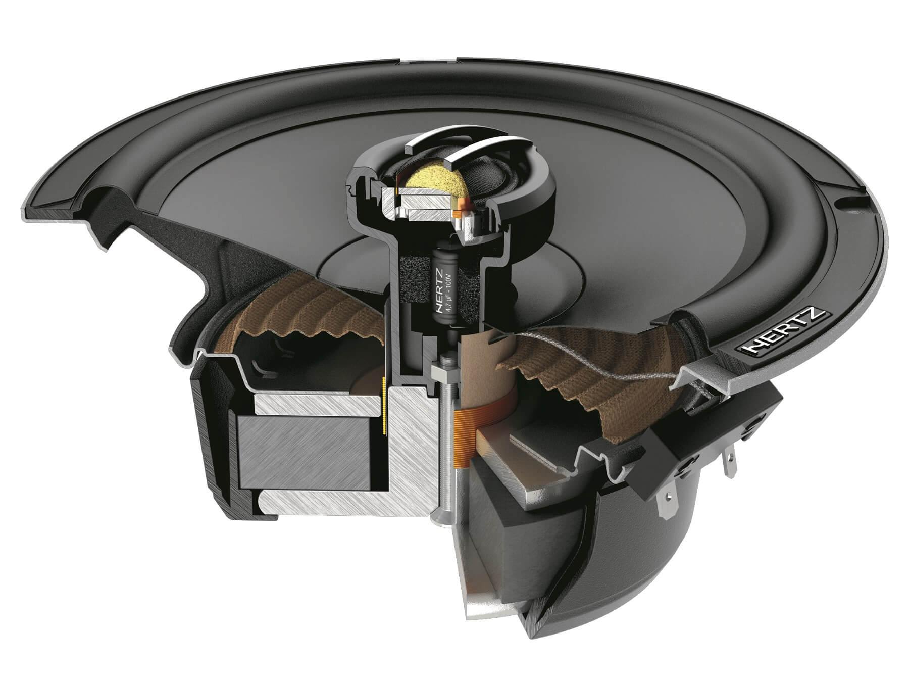 Hertz Cento CPX 165 - 2 Way Coaxial Speaker System - 4