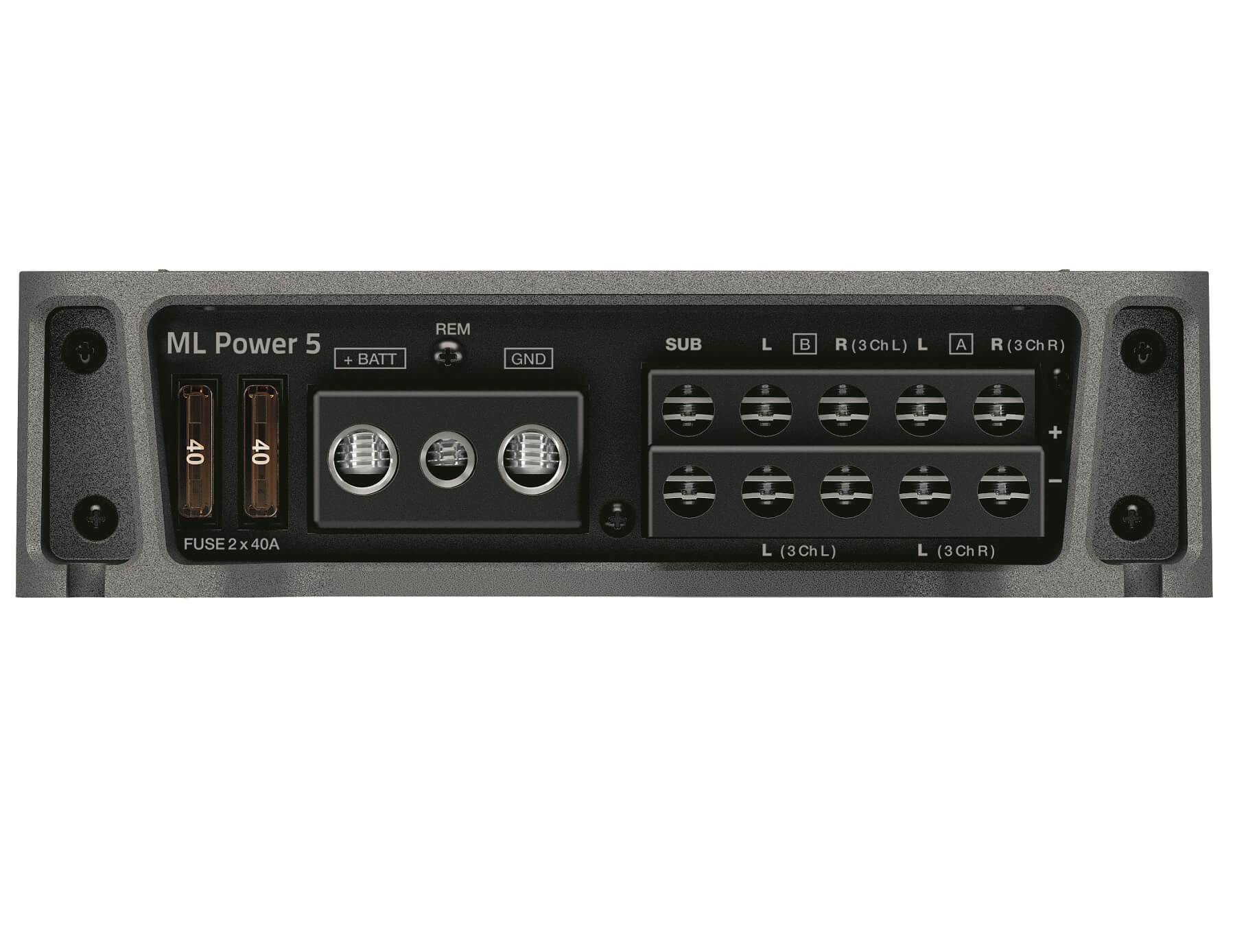 Hertz ML Power 5 - D-Class 5 Channel Amplifier - Front