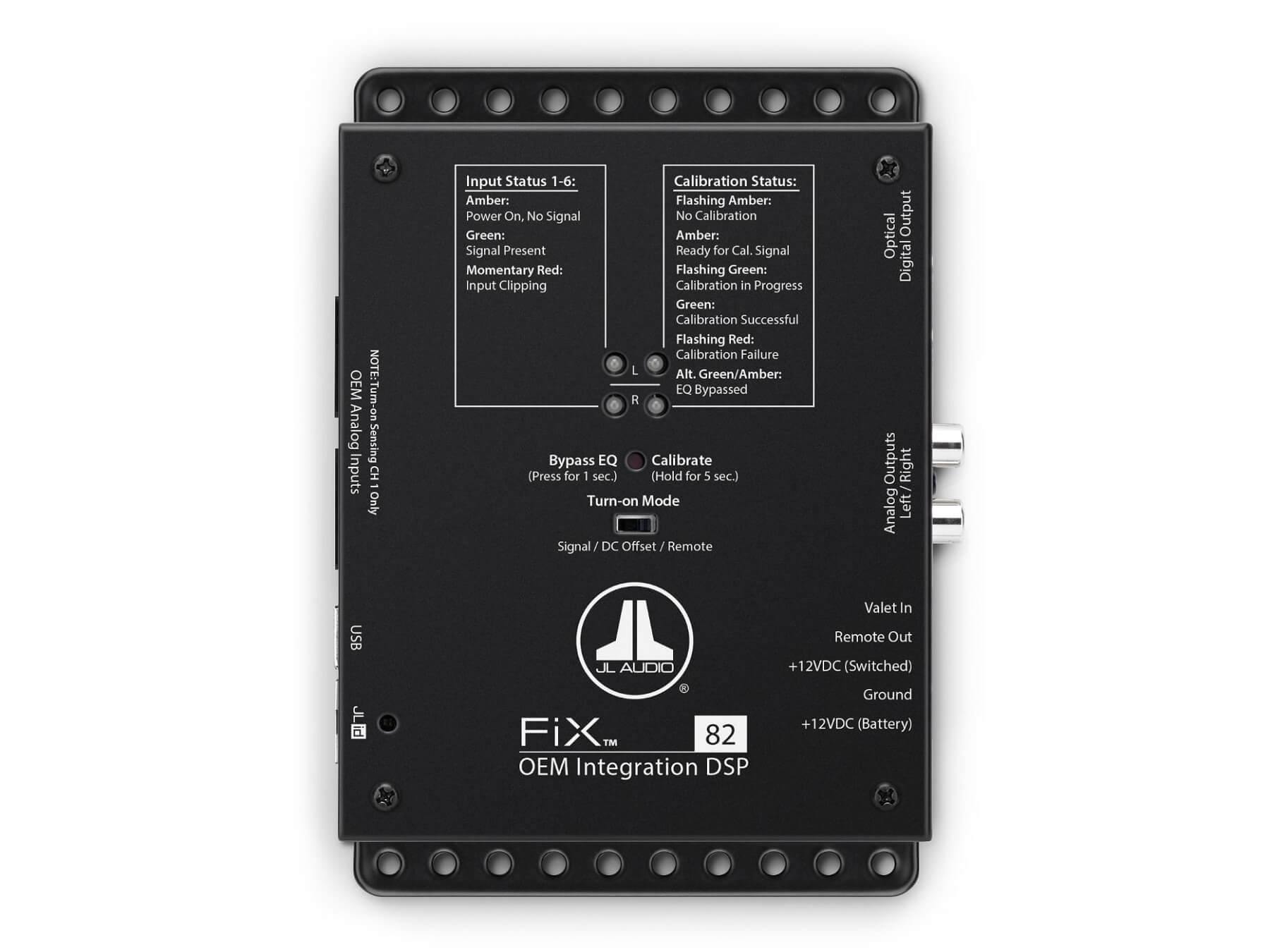 JL Audio FiX-82 - OEM Integration DSP - Time Correction - EQ