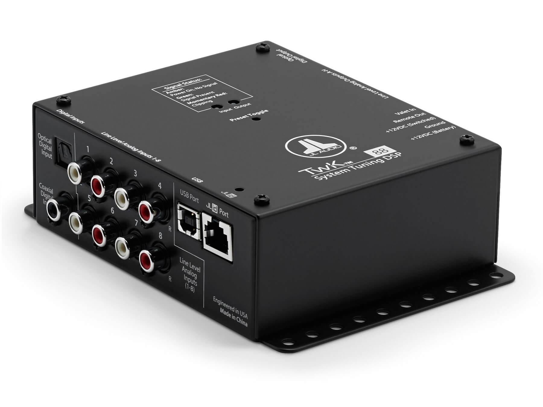 JL Audio TWK-88 System Tuning DSP - Analog & Digital Inputs - 3