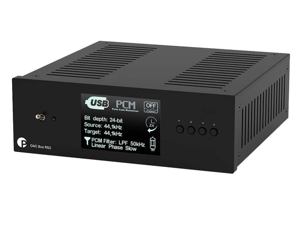 Pro-Ject DAC Box RS2 - Digital / Analogue Converter - Black