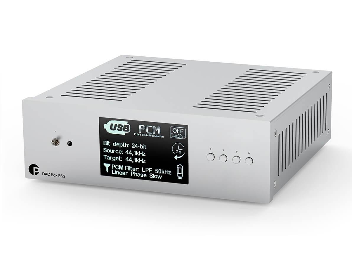 Pro-Ject DAC Box RS2 - Digital / Analogue Converter - Silver