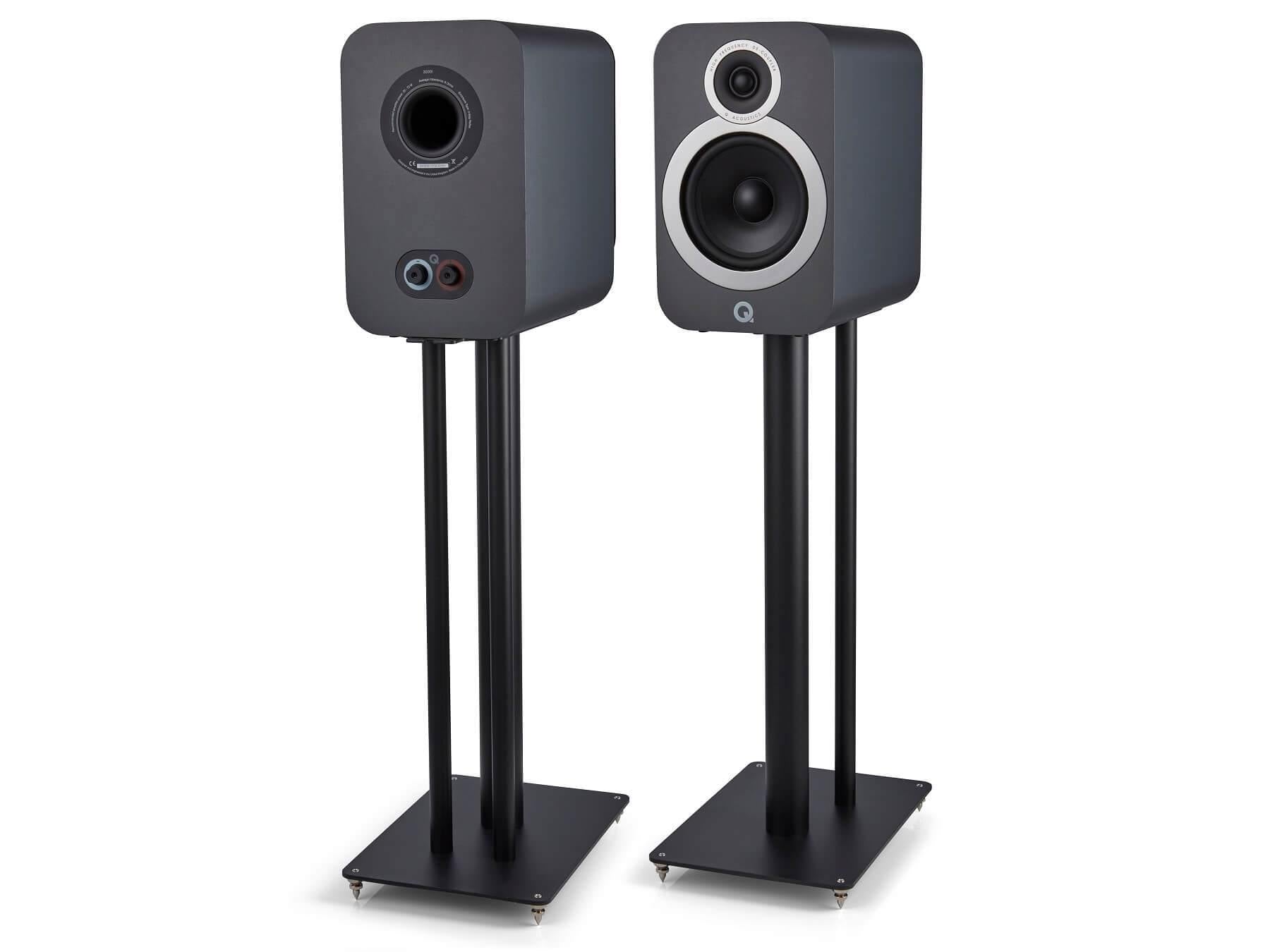 Q Acoustics 3030i - Speakers with Stands - Graphite