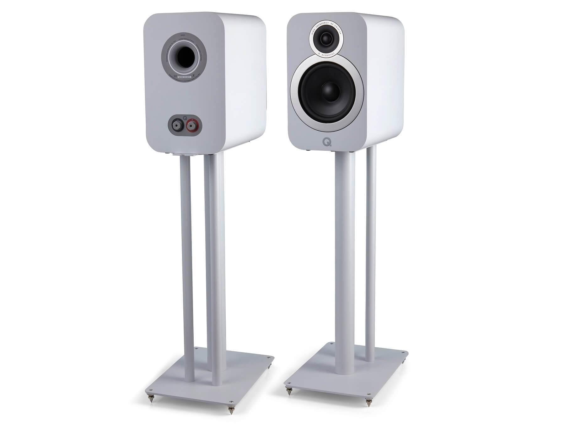 Q Acoustics 3030i - Speakers with Stands - White