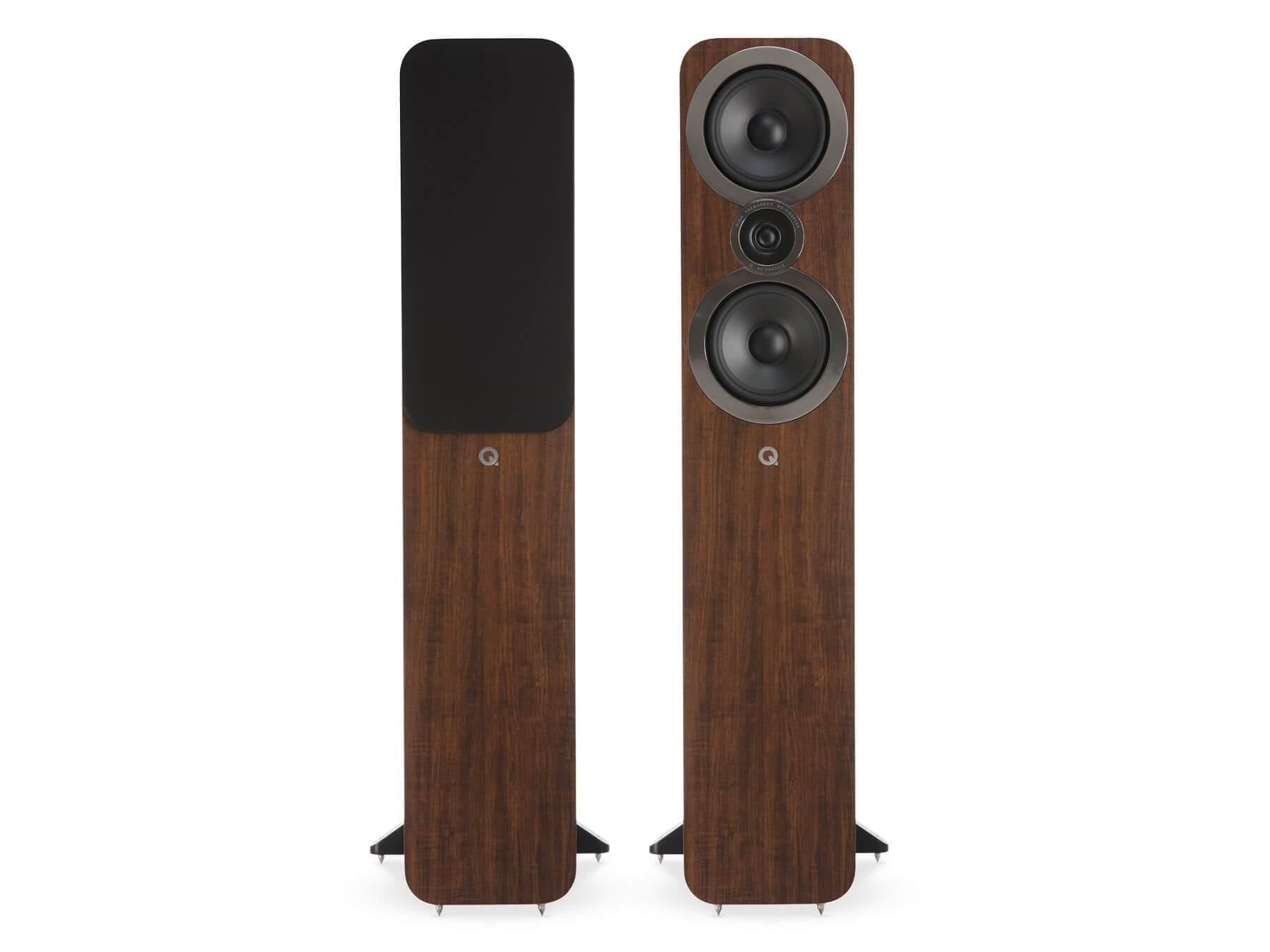 Q Acoustics 3050i - Floorstanding Speakers - Walnut
