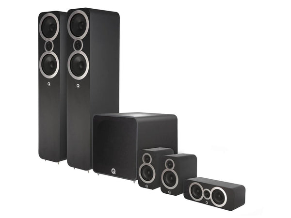 Q Acoustics 3050i Plus 5.1 - Home Cinema Speakers - Black