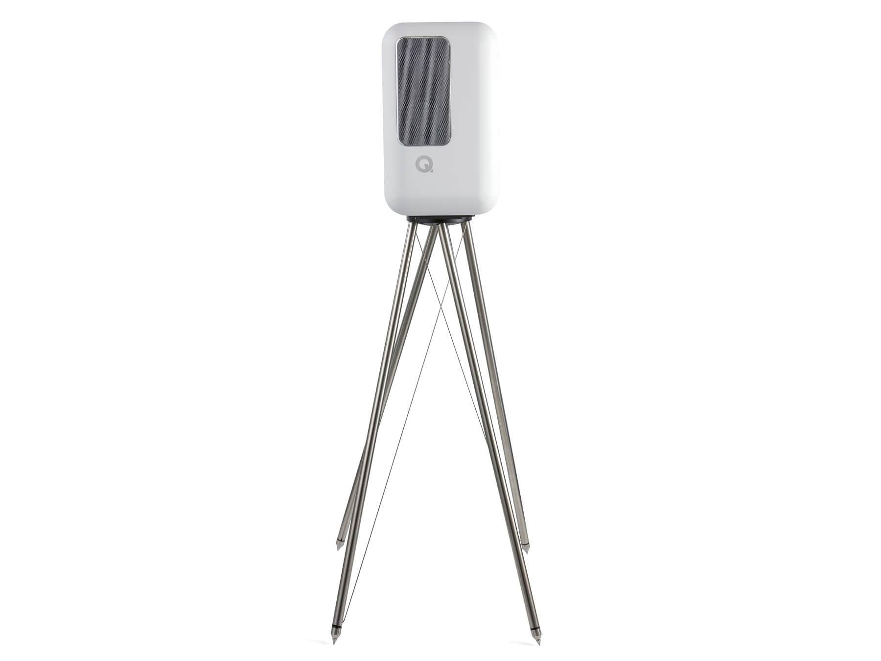 Q Acoustics Q Active 200 - Speaker and Stand White