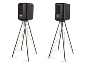 Q Acoustics Q Active 200 - Speakers and Stands Black