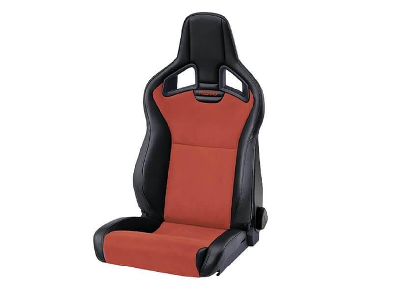 RECARO Cross Sportster CS - Car Seat Ambla Leather Black / Dinamica Suede Red