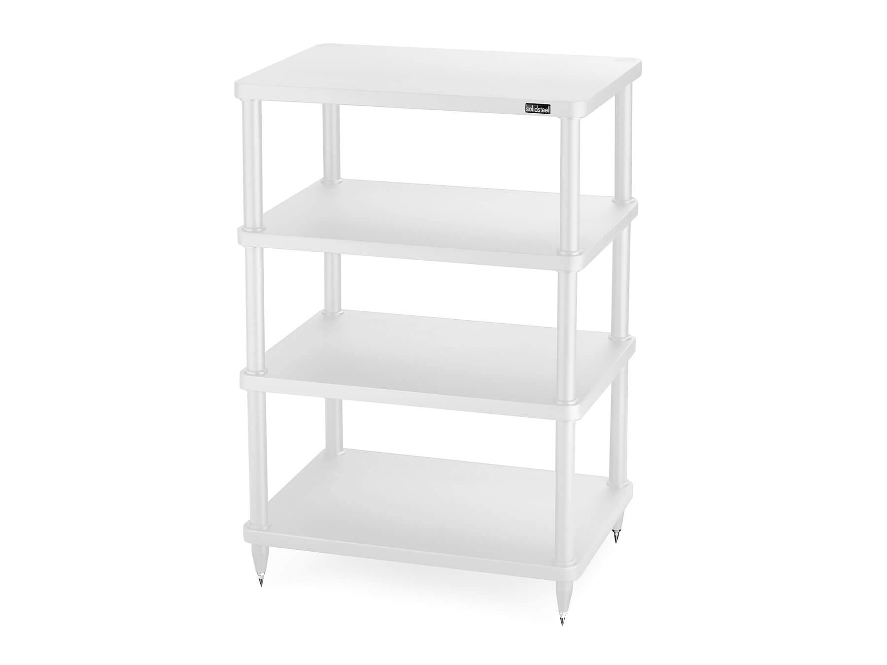 Solidsteel S3-4 - Hi-Fi Audio Equipment Rack - White