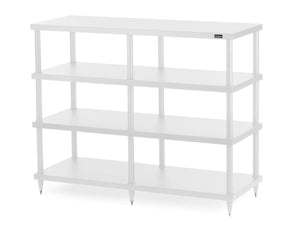 Solidsteel S4-4 - Hi-Fi Audio Equipment & TV Rack - White