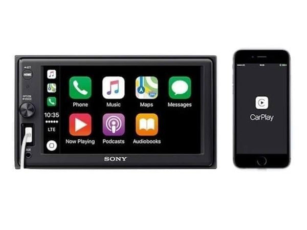 Sony XAV-AX1000 - 2 DIN 15.7cm Apple CarPlay Media Receiver with Bluetooth