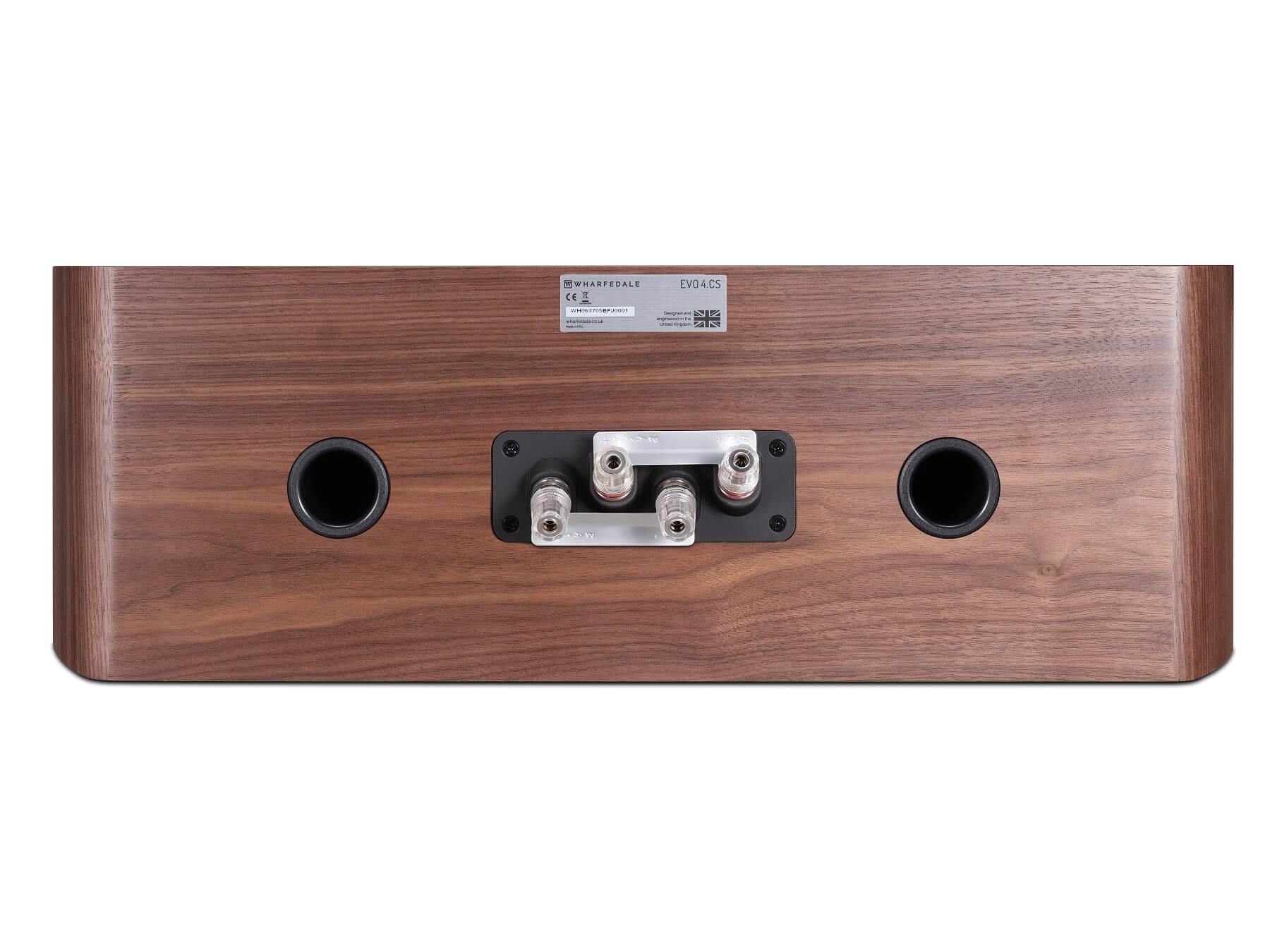 Wharfedale Evo 4 CS - Centre Speaker - Walnut - Back