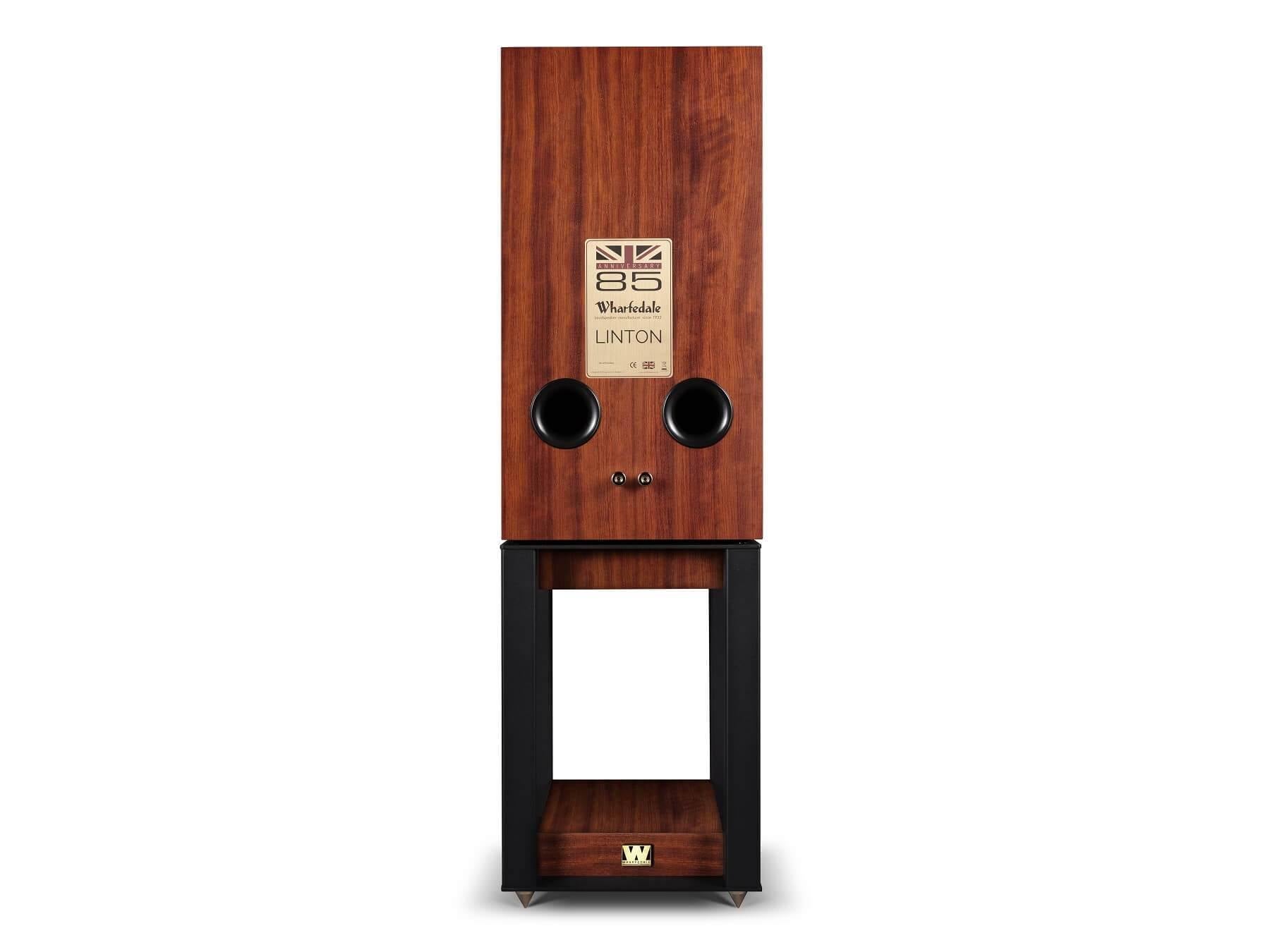 Wharfedale Linton - Standmount Speakers - Mahogany - with Stands 2